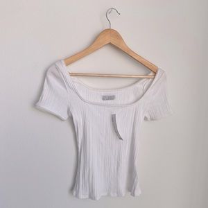 Urban Outfitters fitted white top
